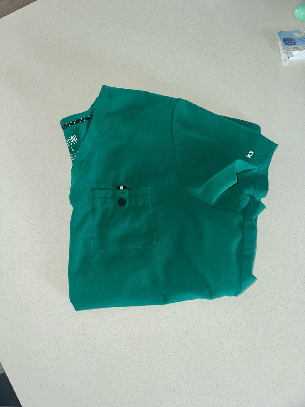KOI Green Scrub Set